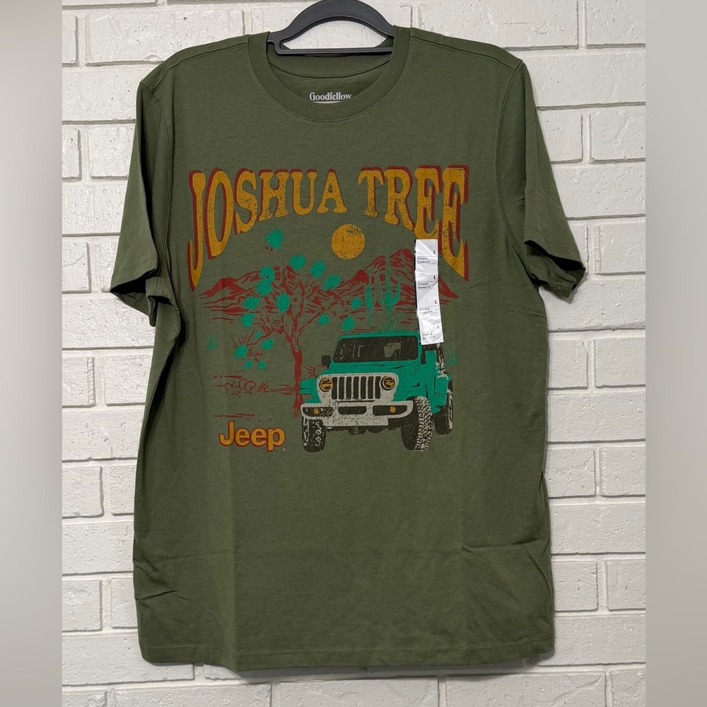 Men’s Goodfellow X Jeep Joshua Tree tee. Size L. NWT
